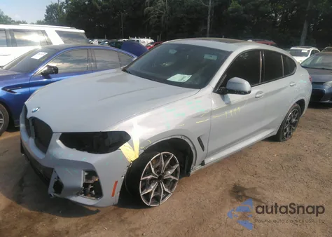 2022 BMW X4 xDrive30I z USA, uszkodzony, nr VIN 5UX33DT08N9M26219